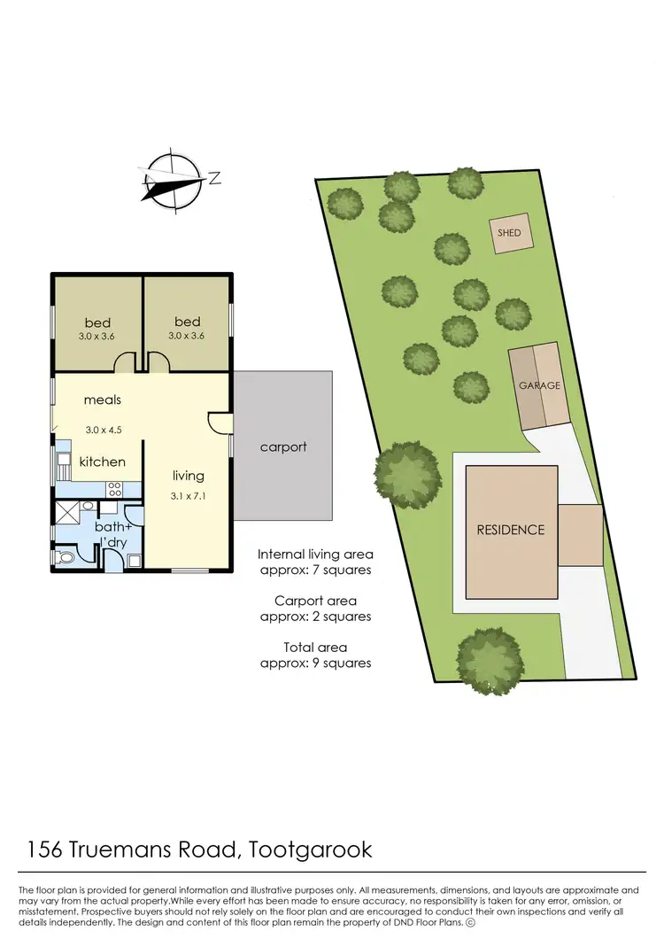 Floorplan of Homely house listing, 156 Truemans Road, Tootgarook VIC 3941