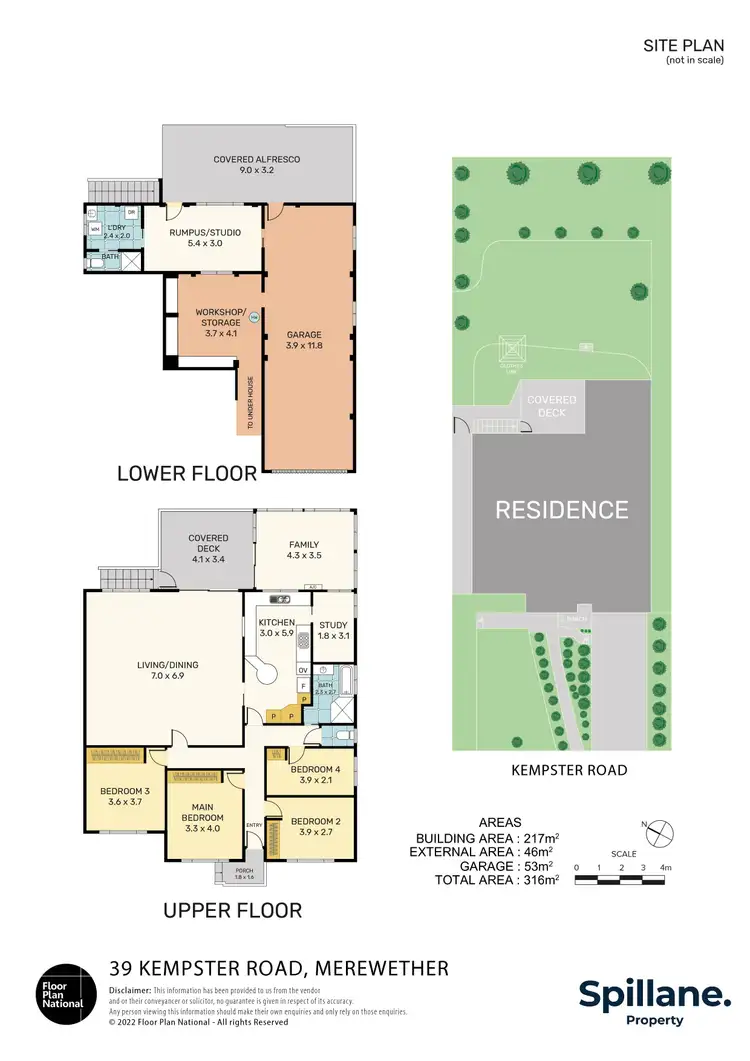 Floorplan of Homely house listing, 39 Kempster Road, Merewether NSW 2291