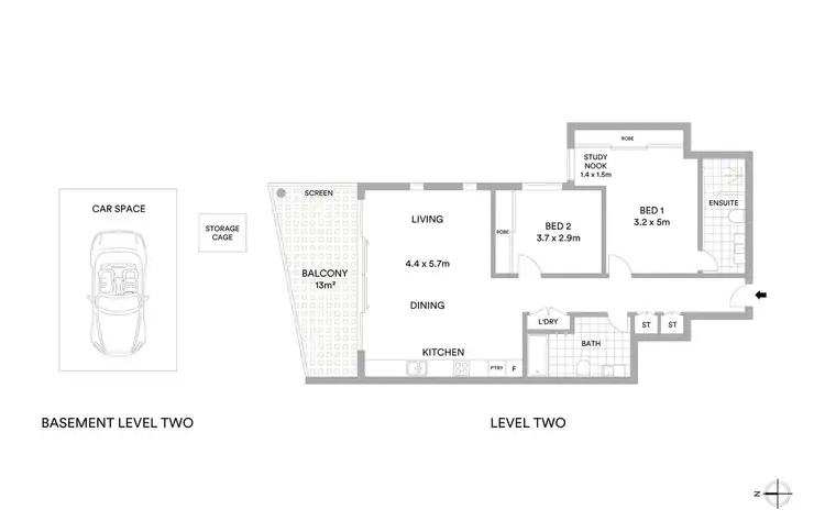 Floorplan of Homely unit listing, 25/422 Peats Ferry Road, Asquith NSW 2077