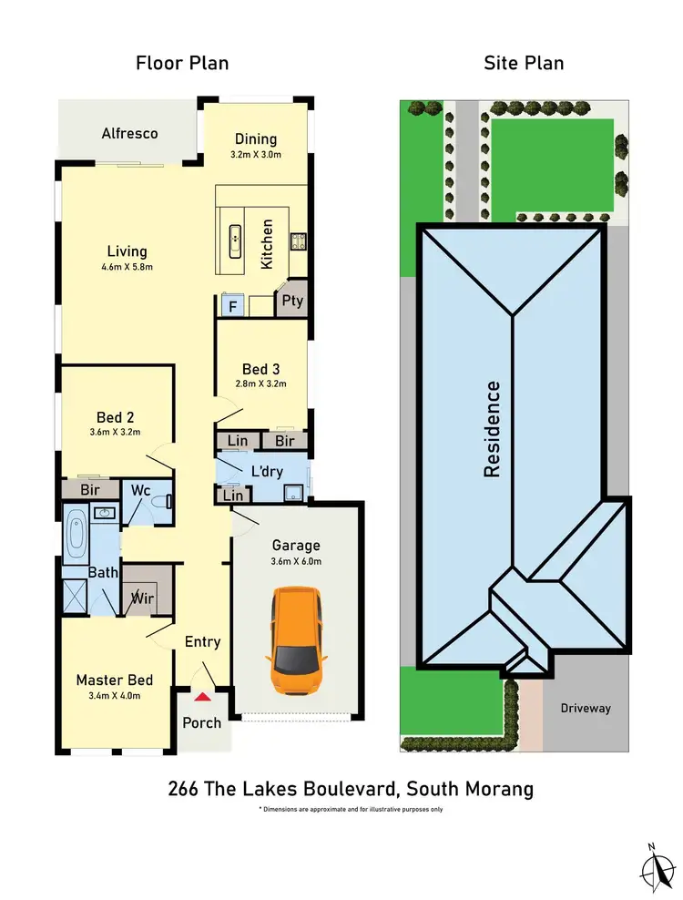 Floorplan of Homely house listing, 266 The Lakes Boulevard, South Morang VIC 3752