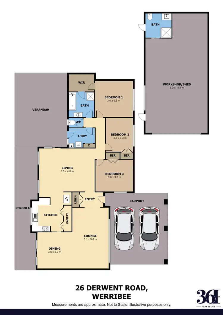 Floorplan of Homely house listing, 26 Derwent Road, Werribee VIC 3030