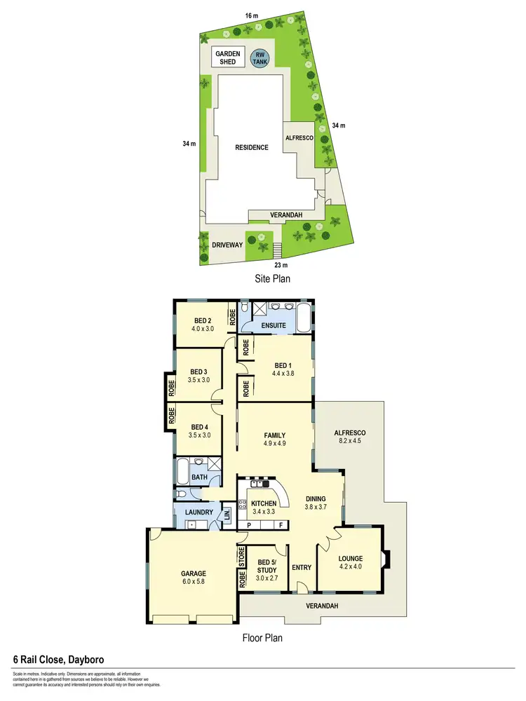 Floorplan of Homely house listing, 6 Rail Close, Dayboro QLD 4521