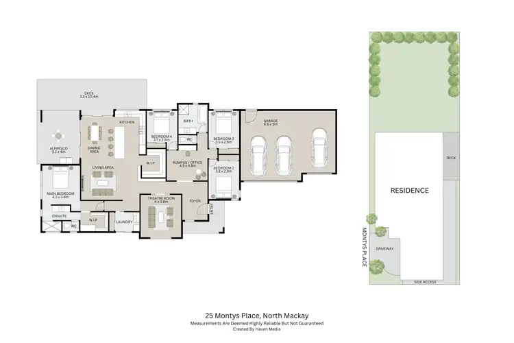 Floorplan of Homely house listing, 25 Montys Place, North Mackay QLD 4740