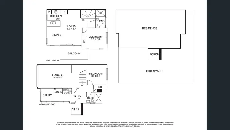 Floorplan of Homely townhouse listing, 1/15 Melaleuca Avenue, Templestowe Lower VIC 3107