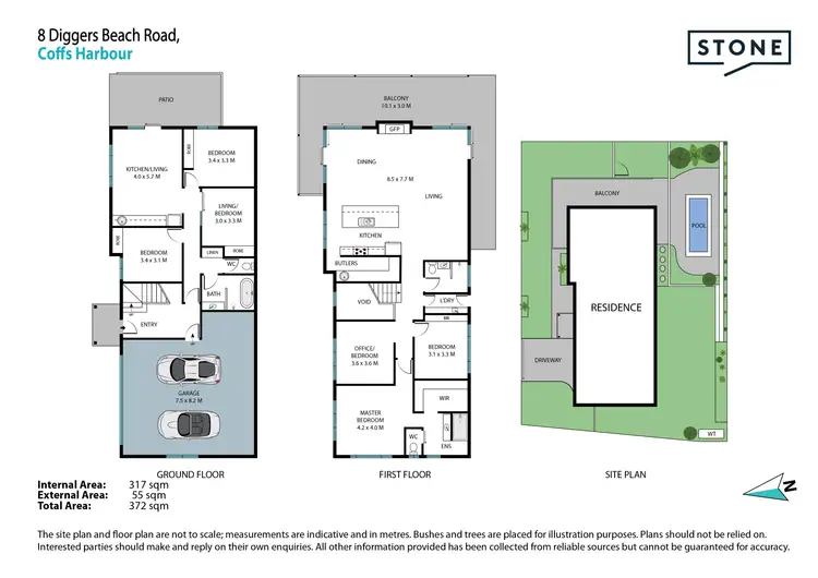 Floorplan of Homely house listing, 8 Diggers Beach Road, Coffs Harbour NSW 2450