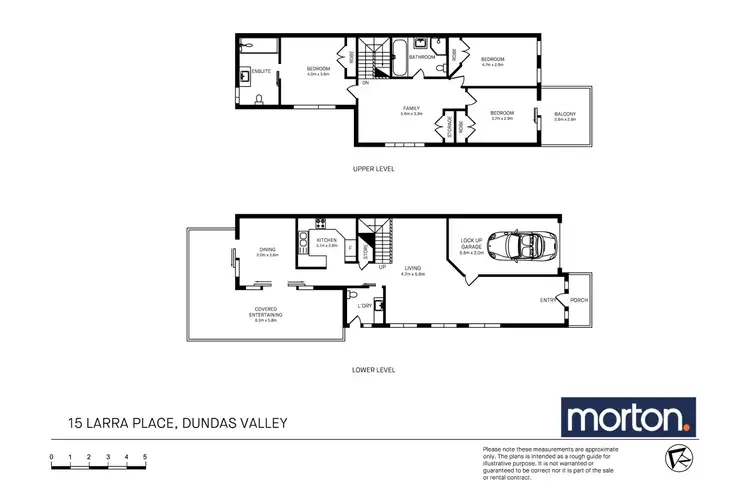Floorplan of Homely semi-detached listing, 15 Larra Place, Dundas Valley NSW 2117