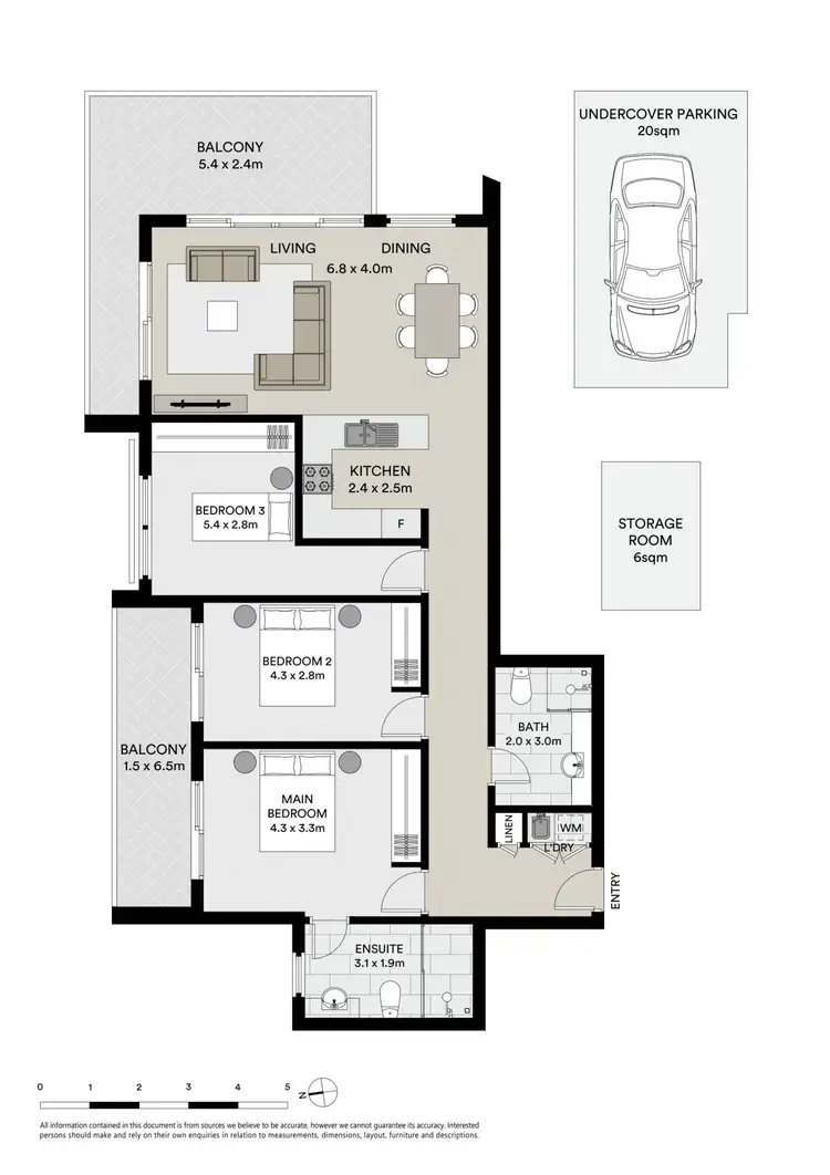 Floorplan of Homely apartment listing, 7/10-12 Lords Avenue, Asquith NSW 2077