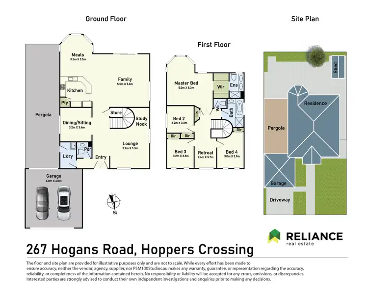 Floorplan of Homely house listing, 267 Hogans Road, Hoppers Crossing VIC 3029