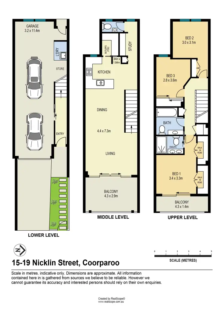 Floorplan of Homely townhouse listing, 15/19 Nicklin Street, Coorparoo QLD 4151