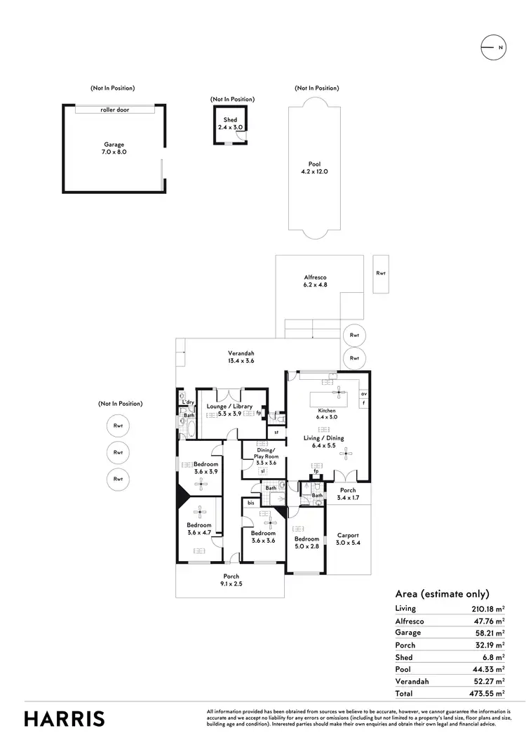 Floorplan of Homely house listing, 8 Lincoln Avenue, Colonel Light Gardens SA 5041