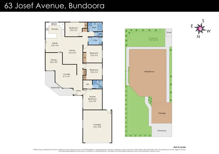 Floorplan of Homely house listing, 63 Josef Avenue, Bundoora VIC 3083