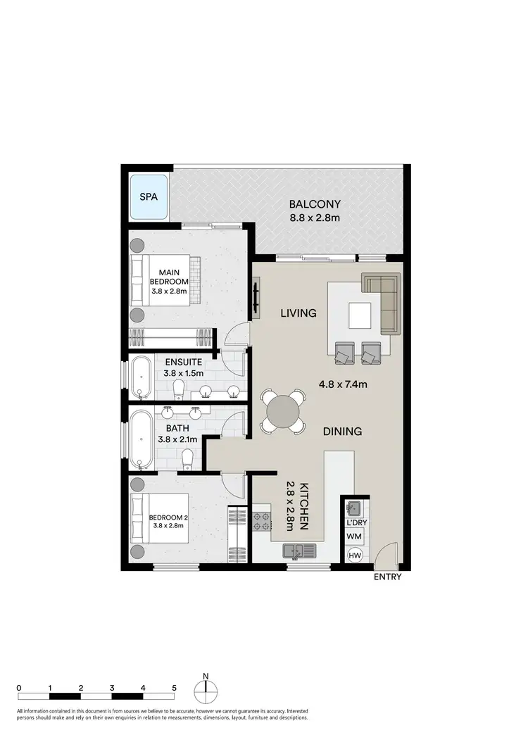 Floorplan of Homely unit listing, 19/3 Deloraine Close, Cannonvale QLD 4802