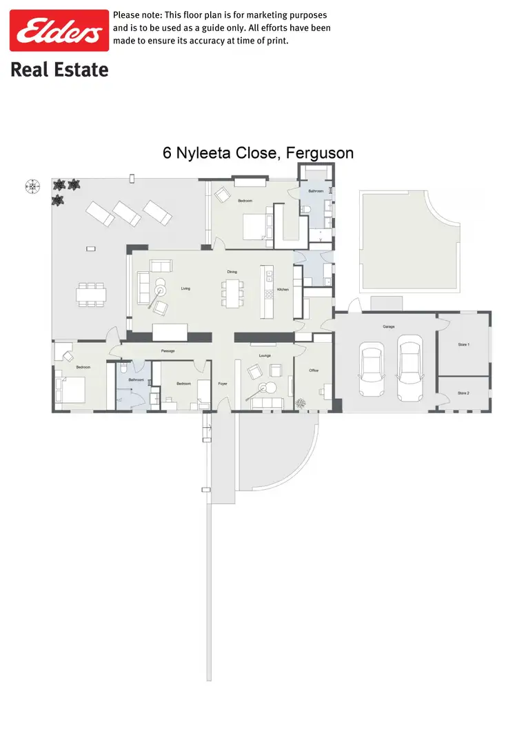 Floorplan of Homely rural property listing, 6 Nyleeta Close, Ferguson WA 6236