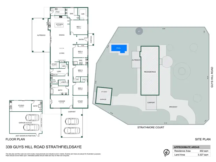 Floorplan of Homely house listing, 339 Guys Hill Road, Strathfieldsaye VIC 3551