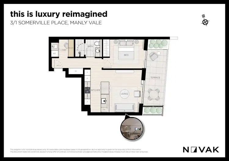 Floorplan of Homely unit listing, 3/1 Somerville Place, Manly Vale NSW 2093