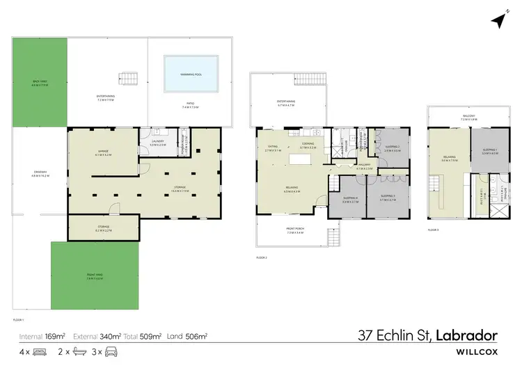 Floorplan of Homely house listing, 37 Echlin Street, Labrador QLD 4215