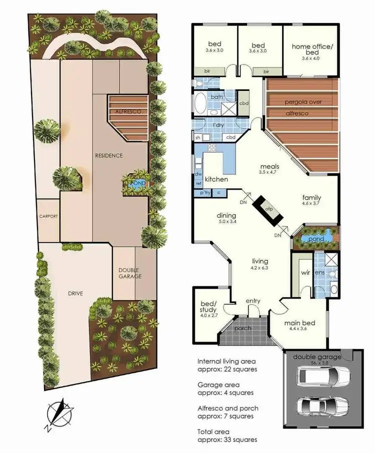 Floorplan of Homely house listing, 60 Mountain View Road, Mount Eliza VIC 3930