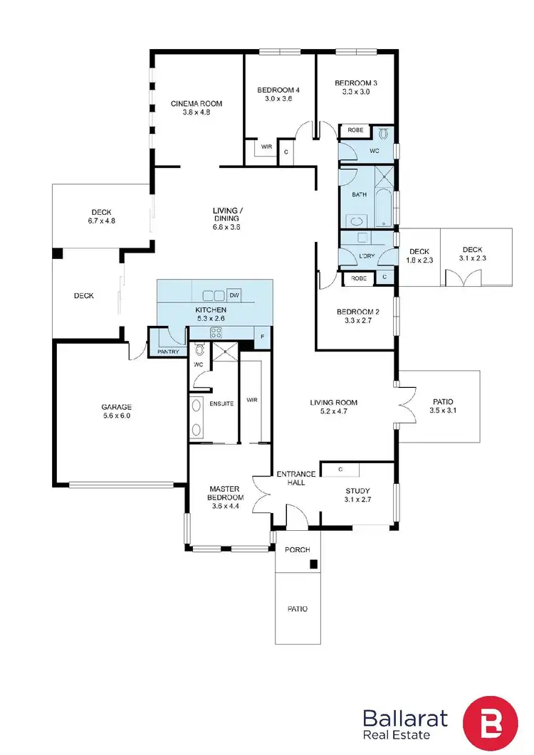Floorplan of Homely house listing, 141 Aspect Parade, Alfredton VIC 3350
