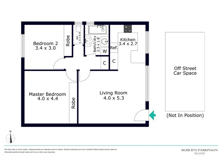Floorplan of Homely apartment listing, 8/32 Victoria Street, Hastings VIC 3915
