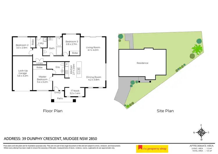 Floorplan of Homely house listing, 39 Dunphy Crescent, Mudgee NSW 2850