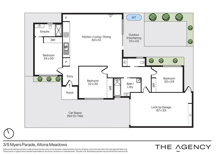 Floorplan of Homely unit listing, 3/5 Myers Parade, Altona Meadows VIC 3028