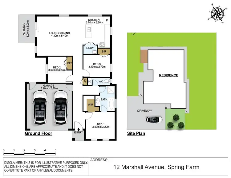 Floorplan of Homely house listing, 12 Marshall Avenue, Spring Farm NSW 2570