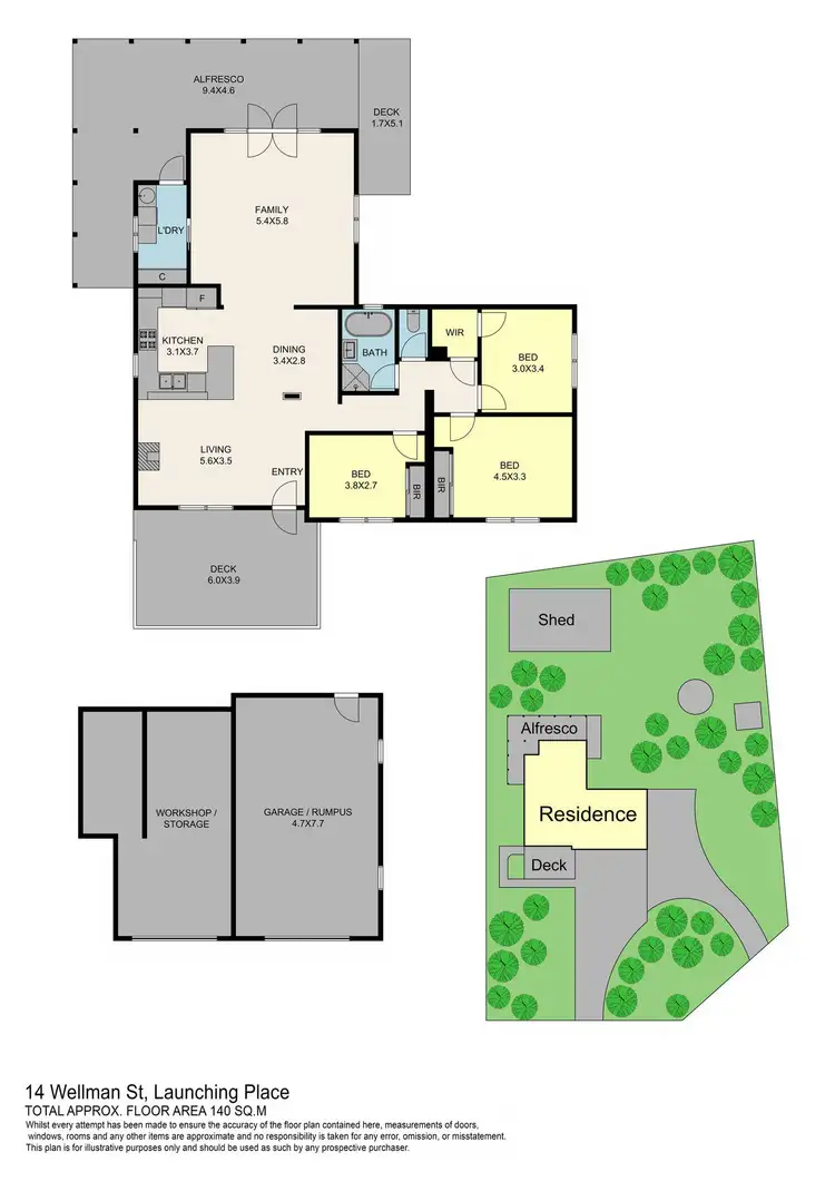 Floorplan of Homely house listing, 14 Wellman Street, Launching Place VIC 3139