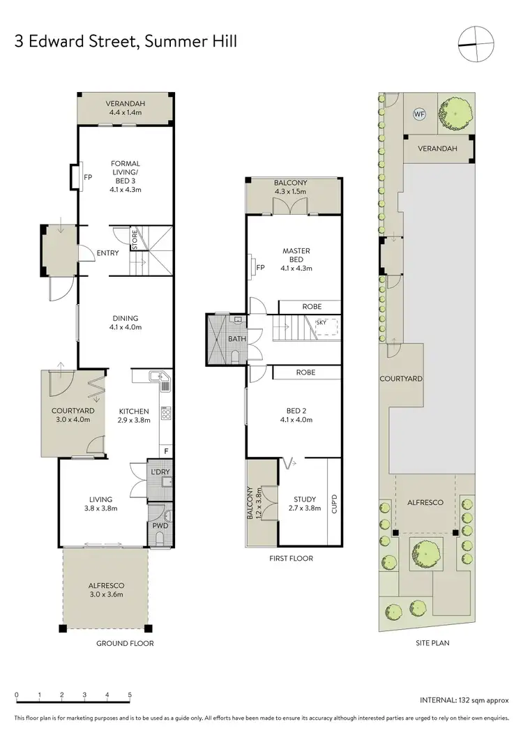 Floorplan of Homely house listing, 3 Edward Street, Summer Hill NSW 2130