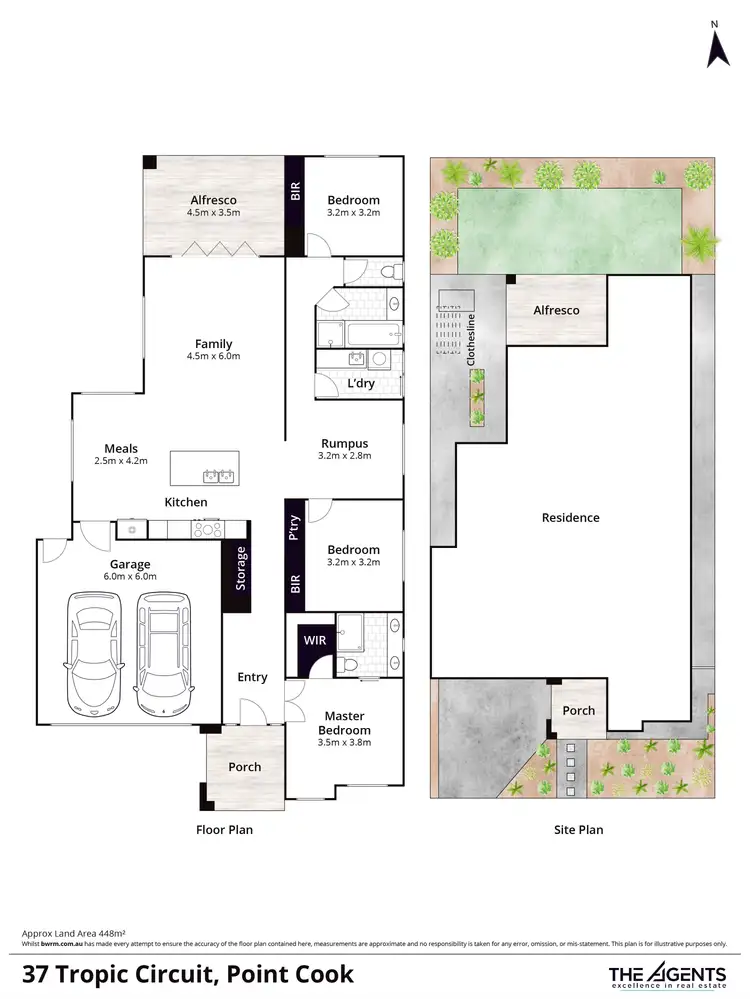 Floorplan of Homely house listing, 37 Tropic Circuit, Point Cook VIC 3030