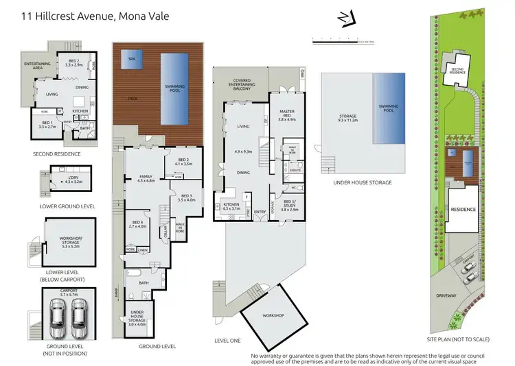 Floorplan of Homely house listing, 11 Hillcrest Avenue, Mona Vale NSW 2103