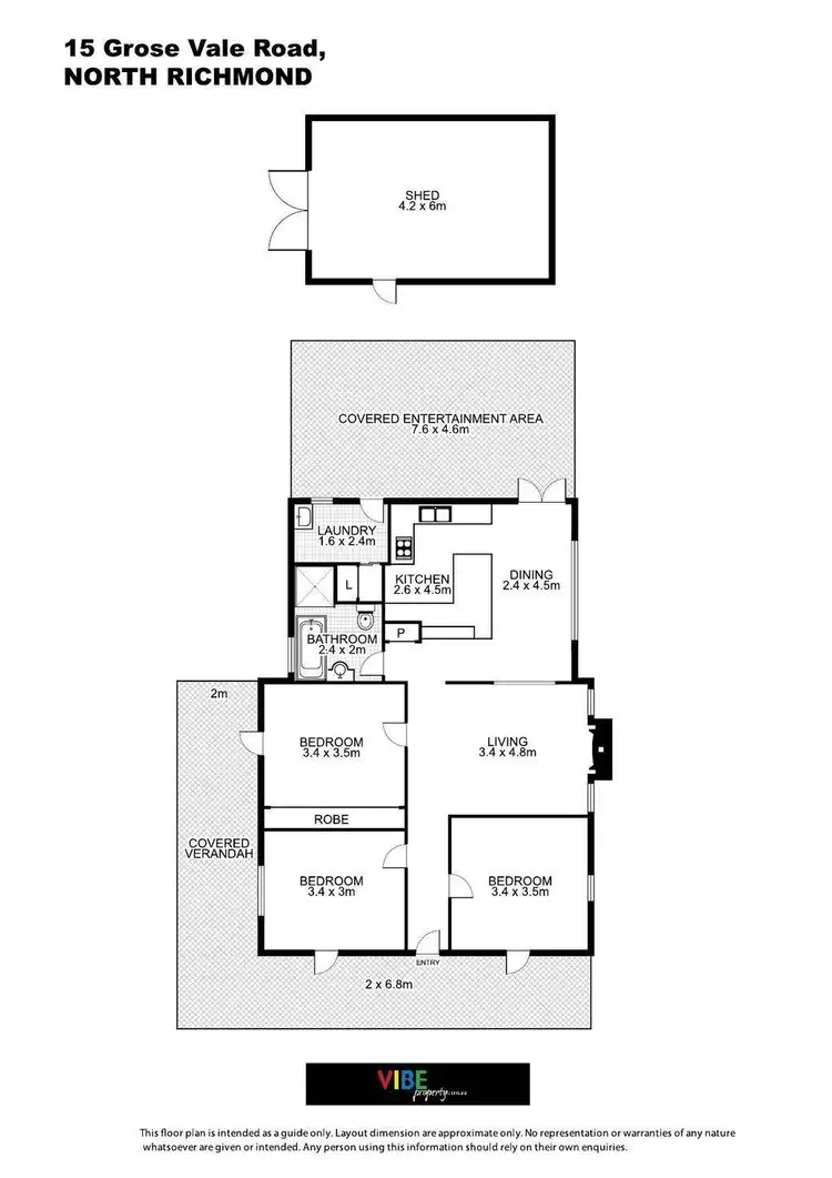 Floorplan of Homely house listing, 15 Grose Vale Road, North Richmond NSW 2754