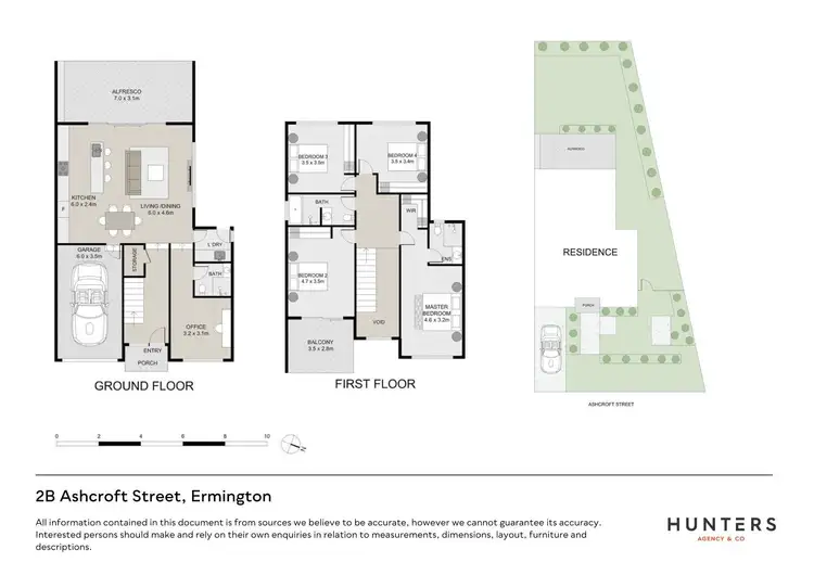 Floorplan of Homely semi-detached listing, 2B Ashcroft Street, Ermington NSW 2115