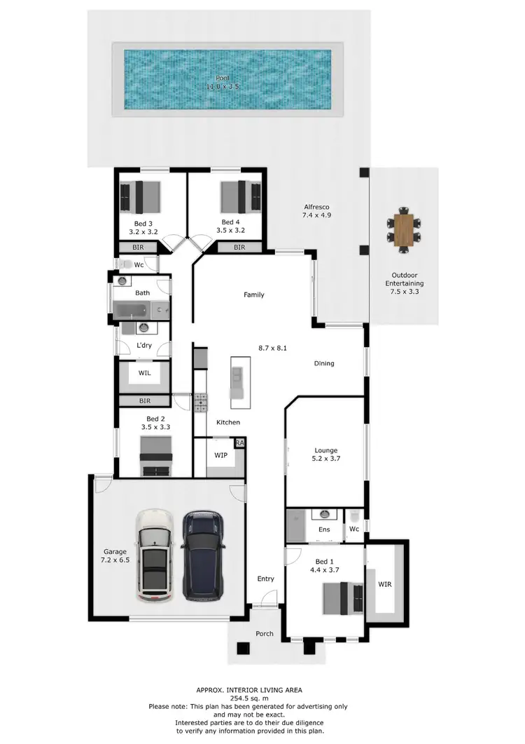 Floorplan of Homely house listing, 28 Grieve Way, Wodonga VIC 3690