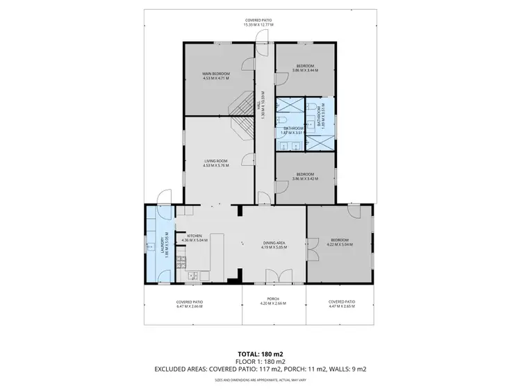Floorplan of Homely rural property listing, 65 Methodist Road, Bungowannah NSW 2640
