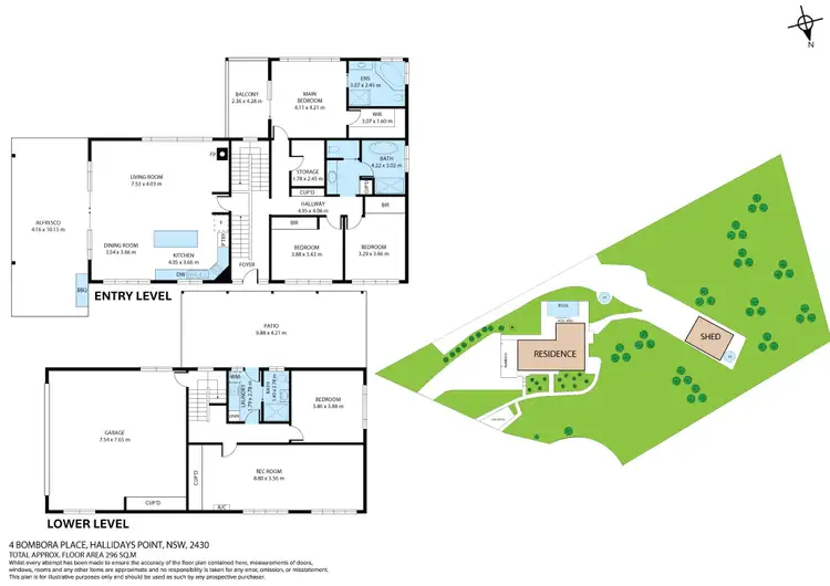 Floorplan of Homely house listing, 4 Bombora Place, Hallidays Point NSW 2430