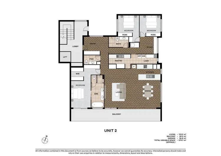 Floorplan of Homely apartment listing, 3 Jenkins Street, Taroona TAS 7053