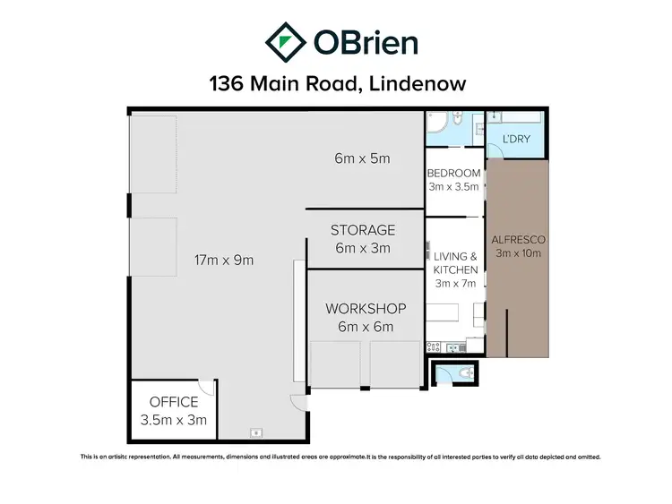 Floorplan of Homely house listing, 136 Main Road, Lindenow VIC 3865
