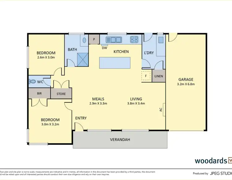 Floorplan of Homely unit listing, 4/18 Fisher Street, Gisborne VIC 3437