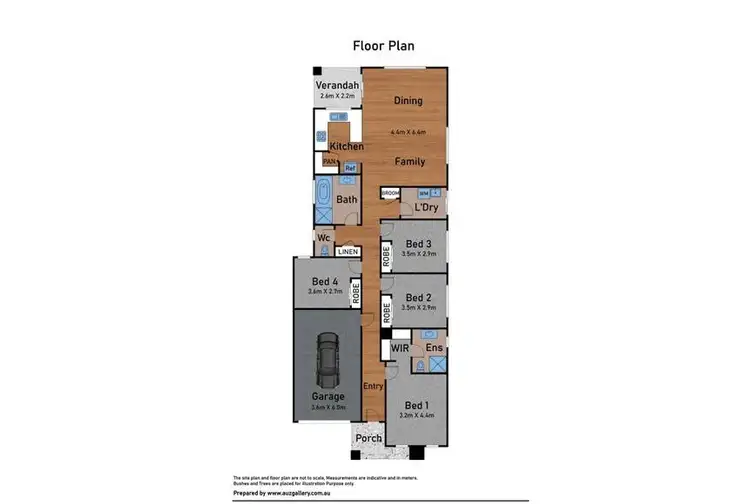 Floorplan of Homely house listing, 358 Clarkes Road, Brookfield VIC 3338