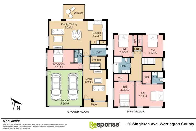 Floorplan of Homely house listing, 20 Singleton Avenue, Werrington County NSW 2747