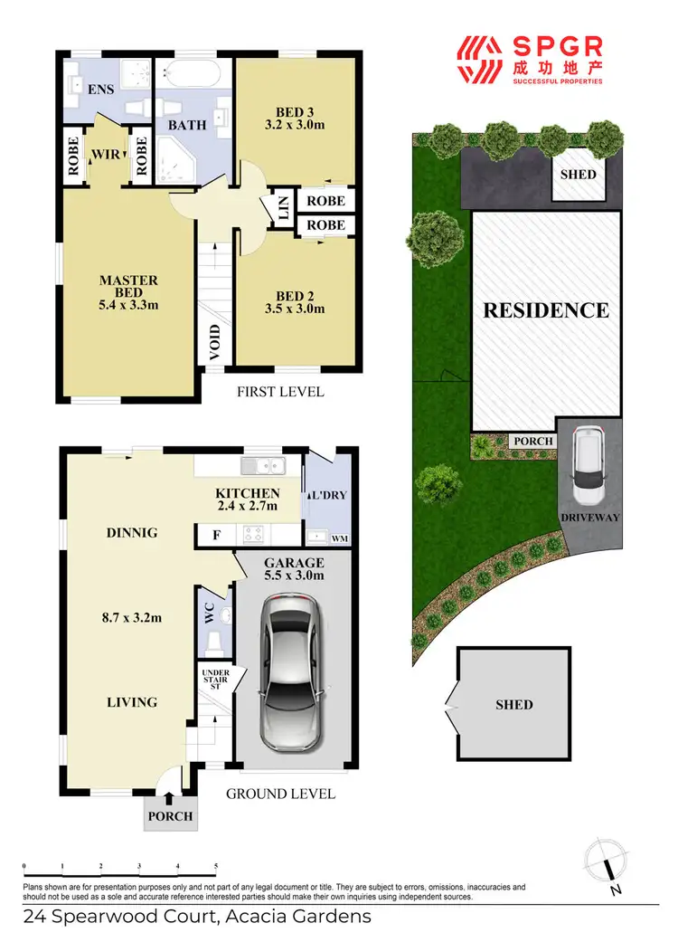 Floorplan of Homely house listing, 24 Spearwood Court, Acacia Gardens NSW 2763
