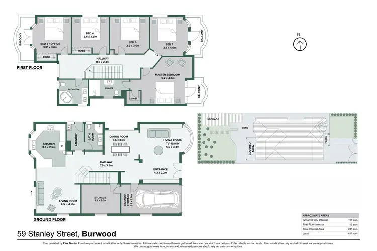 Floorplan of Homely house listing, 59 Stanley Street, Burwood NSW 2134