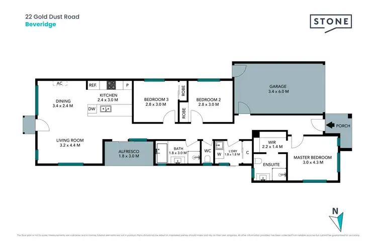 Floorplan of Homely house listing, 22 Gold Dust Road, Beveridge VIC 3753