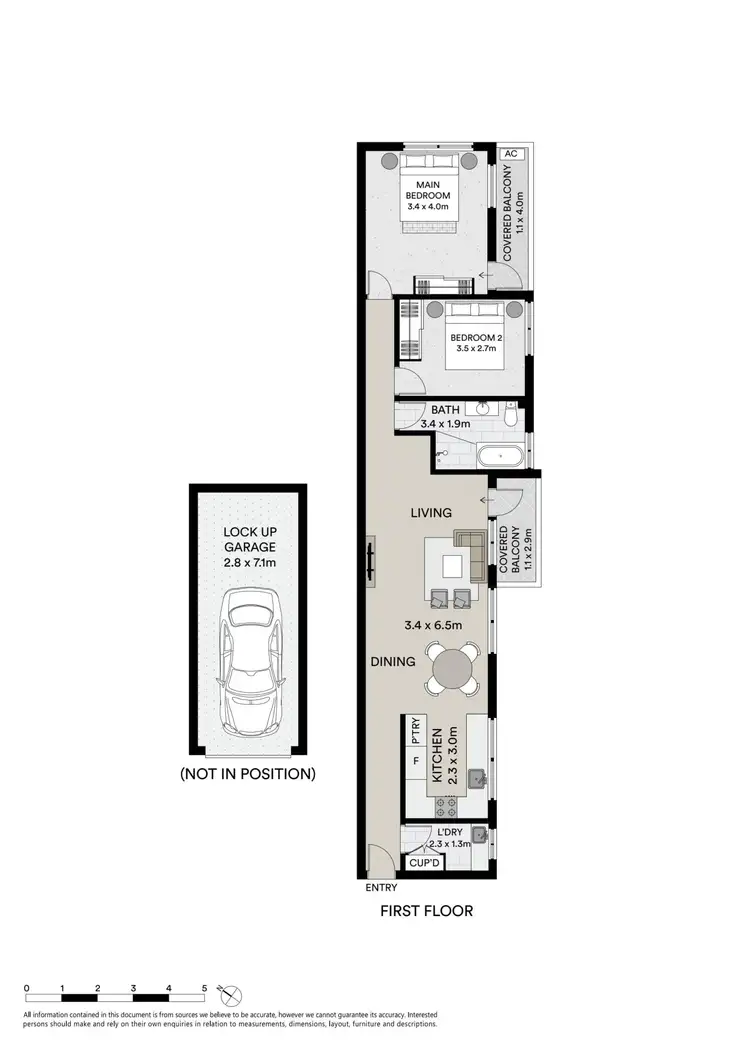 Floorplan of Homely unit listing, 4/21 Nelson Street, Penshurst NSW 2222