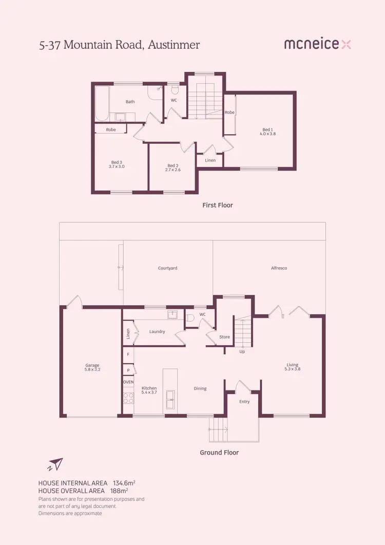Floorplan of Homely townhouse listing, 5/37 Mountain Road, Austinmer NSW 2515