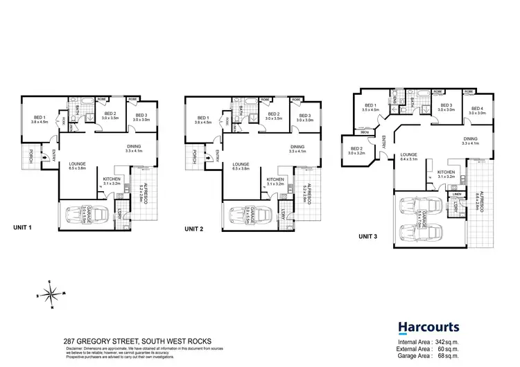 Floorplan of Homely unit listing, 287 Gregory Street, South West Rocks NSW 2431