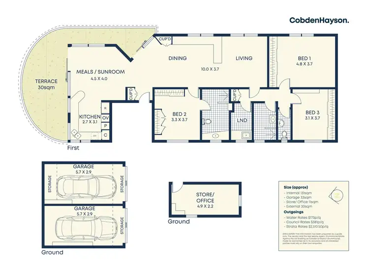 Floorplan of Homely apartment listing, 1/35 St Georges Crescent, Drummoyne NSW 2047