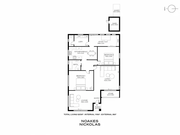 Floorplan of Homely house listing, 3 Colton Avenue, Hove SA 5048