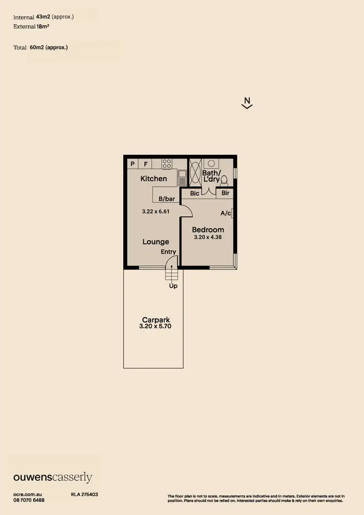 Floorplan of Homely unit listing, 2C/58 William Street, Norwood SA 5067