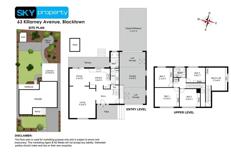 Floorplan of Homely house listing, 63 Killarney Avenue, Blacktown NSW 2148